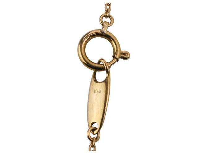 Collana a catena con pendente in oro 18K Yves Saint Laurent D'oro - vista 11