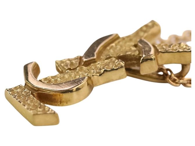 Collana a catena con pendente in oro 18K Yves Saint Laurent D'oro - vista 14