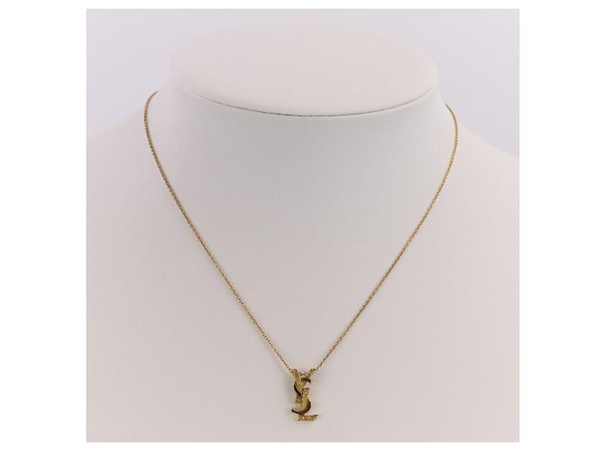 Collana a catena con pendente in oro 18K Yves Saint Laurent D'oro - vista 4