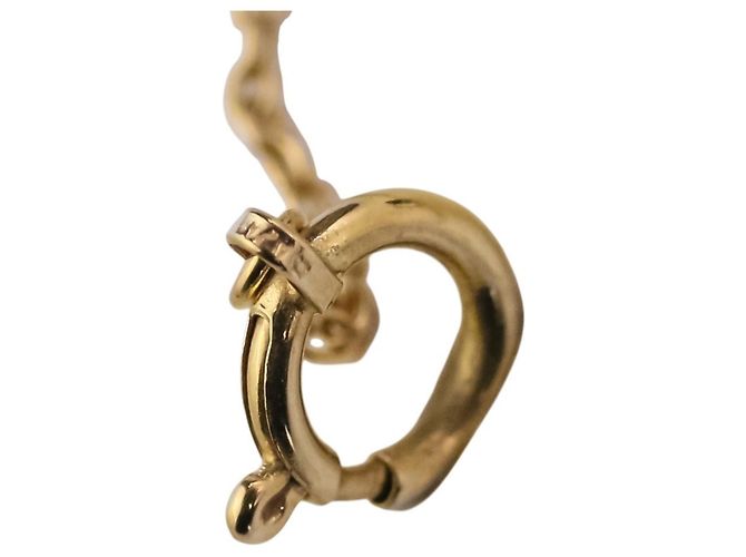 Collana a catena con pendente in oro 18K Yves Saint Laurent D'oro - vista 9