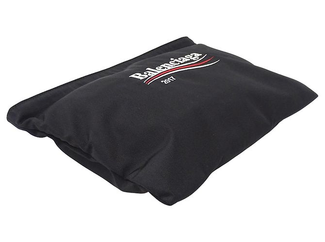 Clutch in nylon nero Balenciaga - vista 3