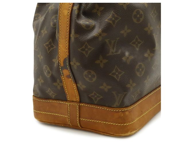 Borsa a Spalla Louis Vuitton Monogram Noe Marrone - vista 9