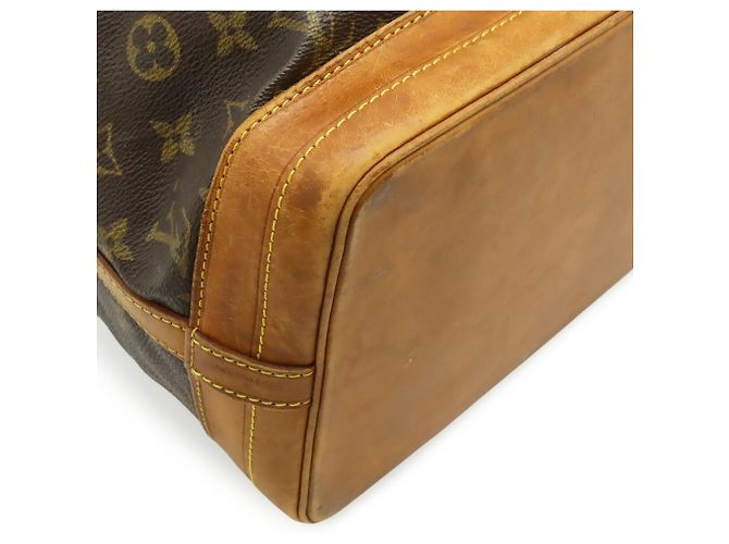 Borsa a Spalla Louis Vuitton Monogram Noe Marrone - vista 4