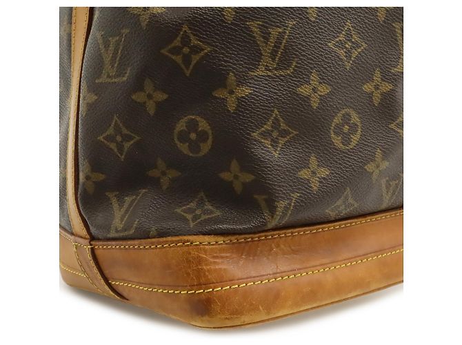 Borsa a Spalla Louis Vuitton Monogram Noe Marrone - vista 9