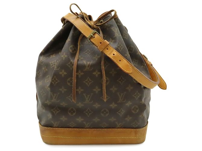Borsa a Spalla Louis Vuitton Monogram Noe M42224 Marrone - vista 2