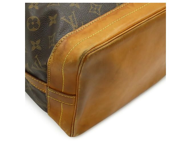 Borsa a Spalla Louis Vuitton Monogram Noe M42224 Marrone - vista 4