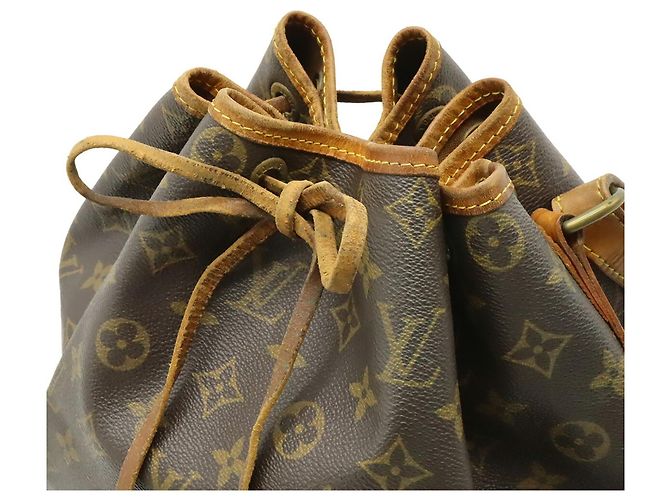 Borsa a Spalla Louis Vuitton Monogram Noe M42224 Marrone - vista 5