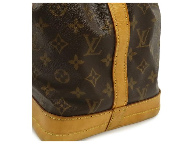 Borsa a Spalla Louis Vuitton Monogram Noe Marrone - vista 9