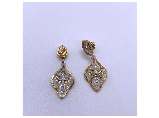 Buccellati Pendientes Bouchellati Dorado - vista 4