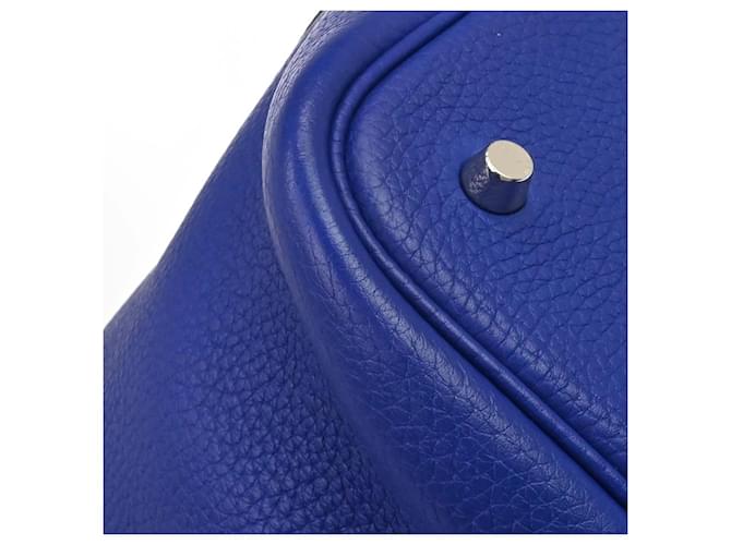 Hermès Hermes Picotin Lock Clemence MM Blu - vista 6