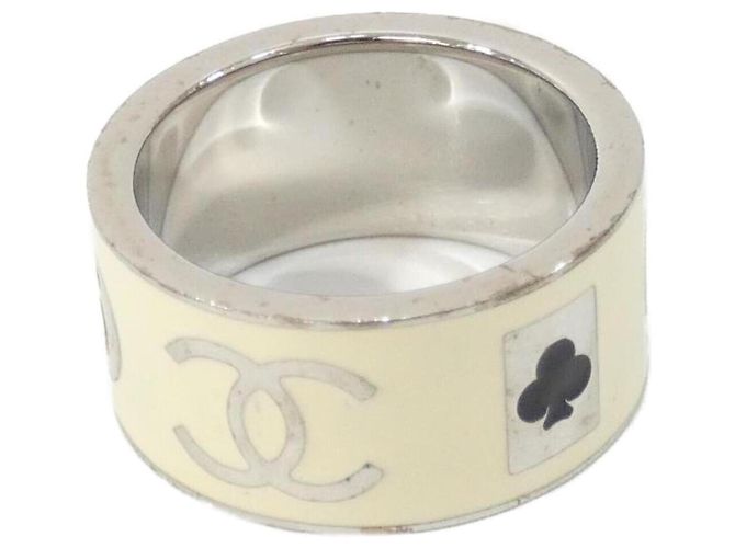 Chanel 29522 Band Ring Schwarz Pink Weiß - Ansicht 2