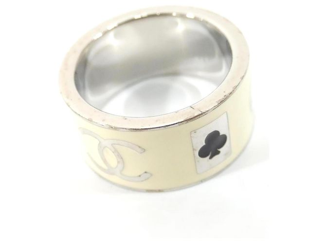Chanel 29522 Band Ring Schwarz Pink Weiß - Ansicht 3