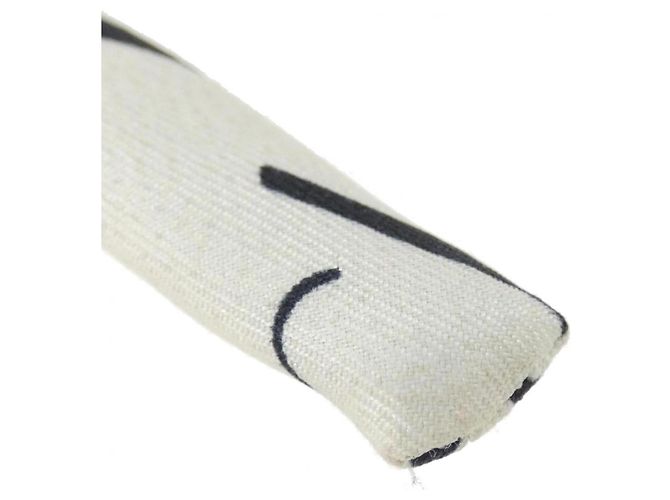 Cerchietto in seta Chanel AA9914 Nero Bianco - vista 5