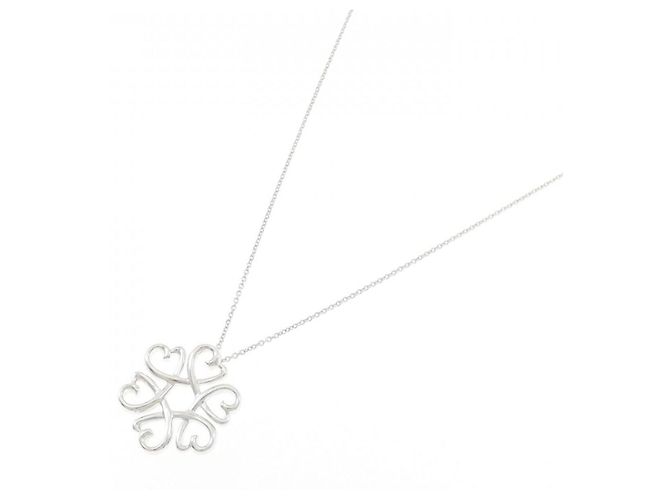 Tiffany & Co Tiffany Loving Heart Medaillon-Halskette Silber - Ansicht 2
