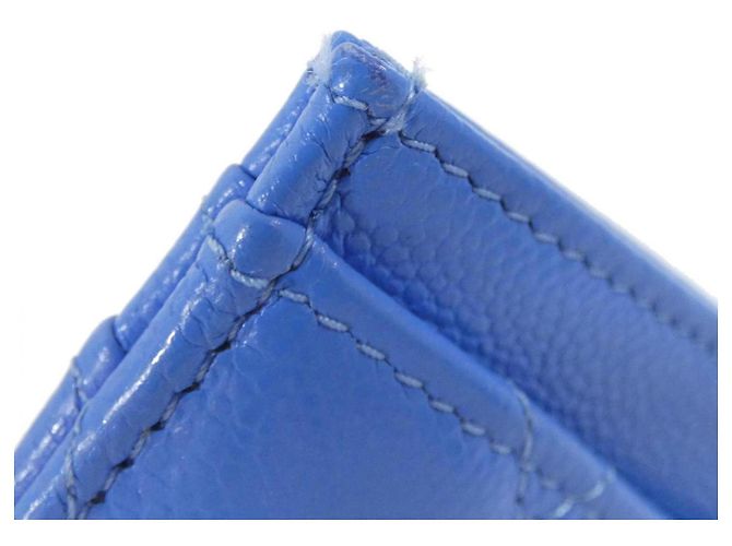 Portacarte Chanel Timeless Classic Line Blu chiaro - vista 4