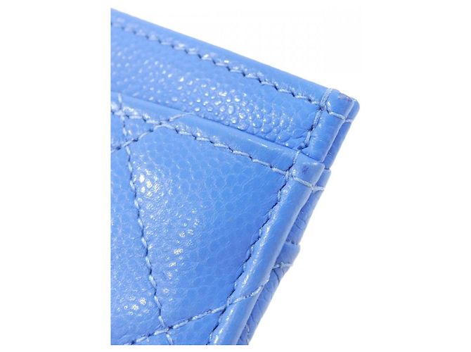 Portacarte Chanel Timeless Classic Line Blu chiaro - vista 6