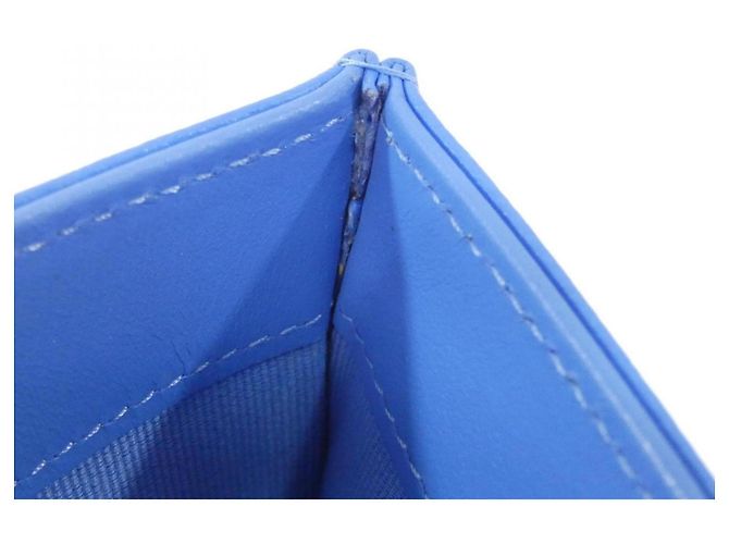 Portacarte Chanel Timeless Classic Line Blu chiaro - vista 9
