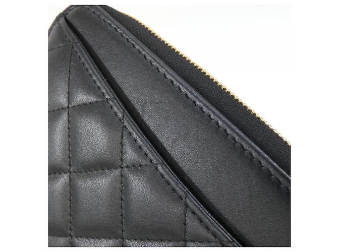 Chanel Timeless Classic Line Long Wallet Schwarz Bordeaux - Ansicht 8