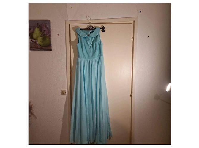 Autre Marque Isabel Garcia Maxikleid in Hellblau - Ansicht 6