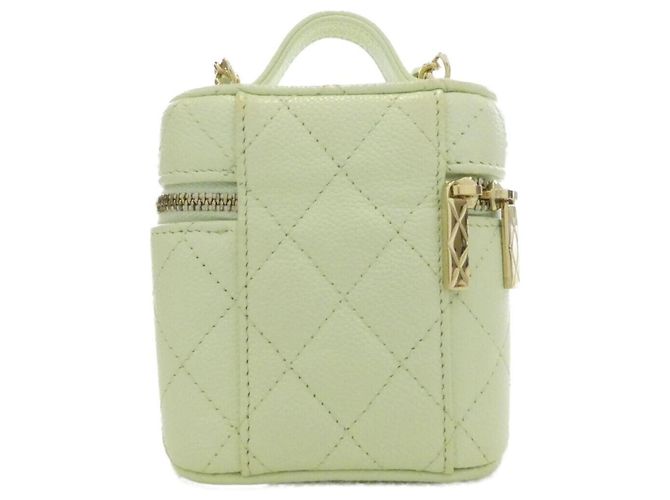 Borsa a tracolla Chanel AP2503 Verde chiaro - vista 2