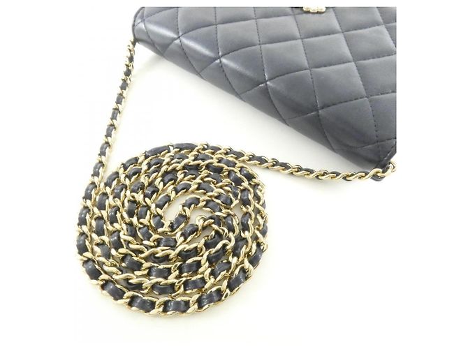 Chanel AP3807 Navy Chain/Shoulder Wallet Marineblau - Ansicht 5