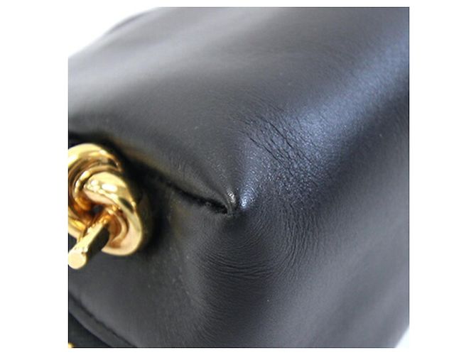 Mini borsa a tracolla in pelle nera Bottega Veneta Nero - vista 6