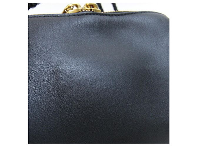 Mini borsa a tracolla in pelle nera Bottega Veneta Nero - vista 7