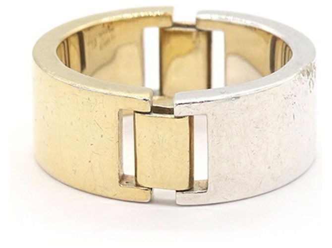 Anello in argento sterling bicolore Bottega Veneta D'oro - vista 2