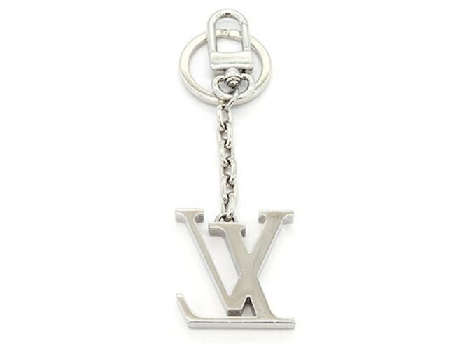 Louis Vuitton Silver Metal Keyring Silvery - view 2