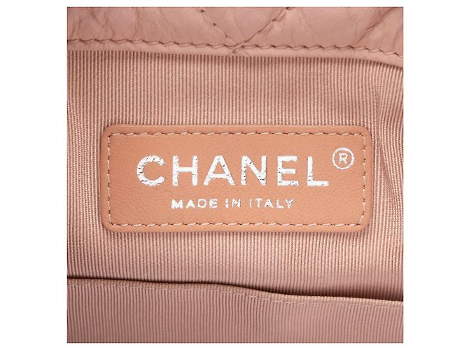 Piccolo zaino Gabrielle in pelle di vitello invecchiata Chanel Rosa - vista 8