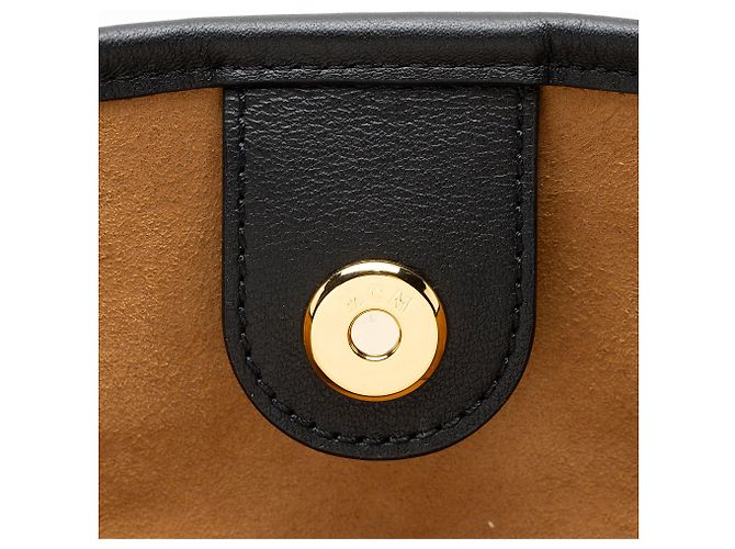 Borsa Tote MCM Cubic Monogram Jacquard Nero - vista 9