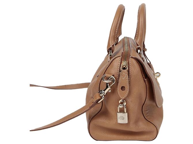 Borsa Tote Mulberry in pelle marrone - vista 4