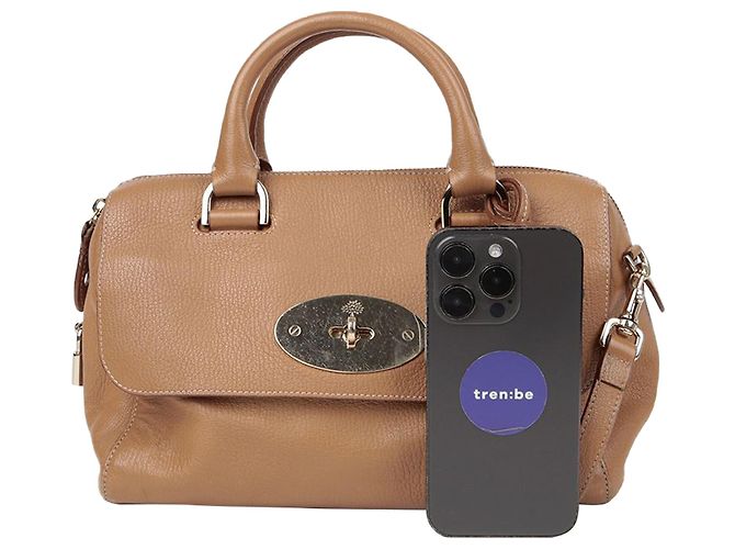 Borsa Tote Mulberry in pelle marrone - vista 5
