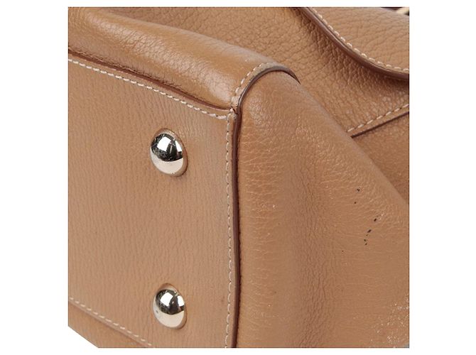 Borsa Tote Mulberry in pelle marrone - vista 7