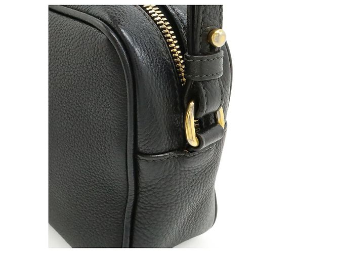 Borsa a tracolla in pelle Vitello Phenix Prada Nero - vista 4
