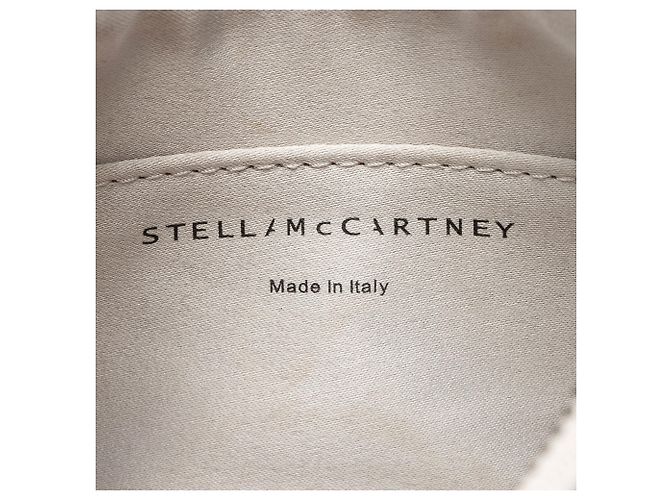 Stella Mc Cartney Borsa a tracolla mini Falabella in raso e cristalli Stella McCartney Grigio - vista 7