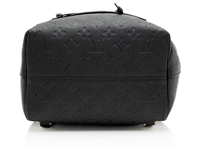 Zaino Louis Vuitton Monogram Empreinte Montsouris PM NM Nero - vista 4