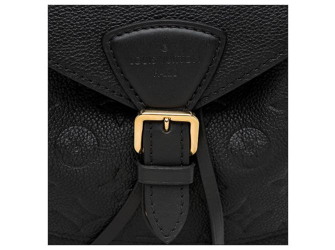 Zaino Louis Vuitton Monogram Empreinte Montsouris PM NM Nero - vista 8