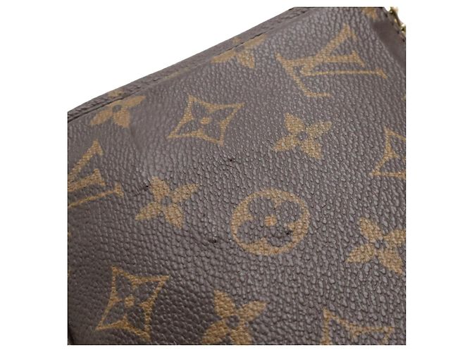 Pochette Monogram Louis Vuitton Marrone - vista 4