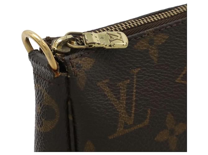 Pochette Monogram Louis Vuitton Marrone - vista 4