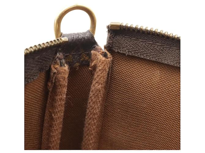Pochette Monogram Louis Vuitton Marrone - vista 8