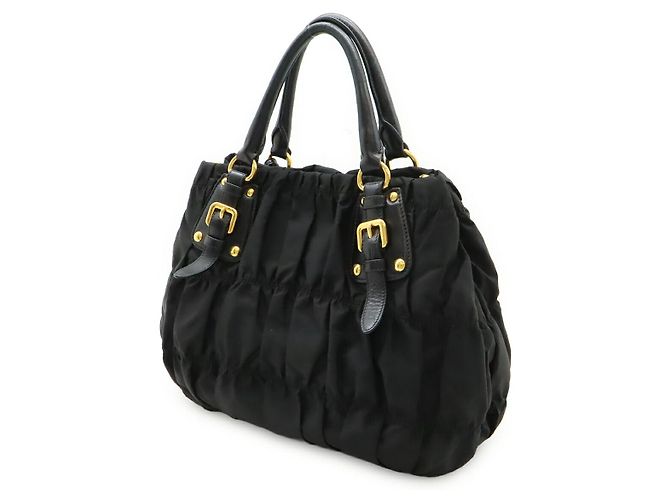 Tote Borsa 2way Tessuto Prada Nero - vista 2