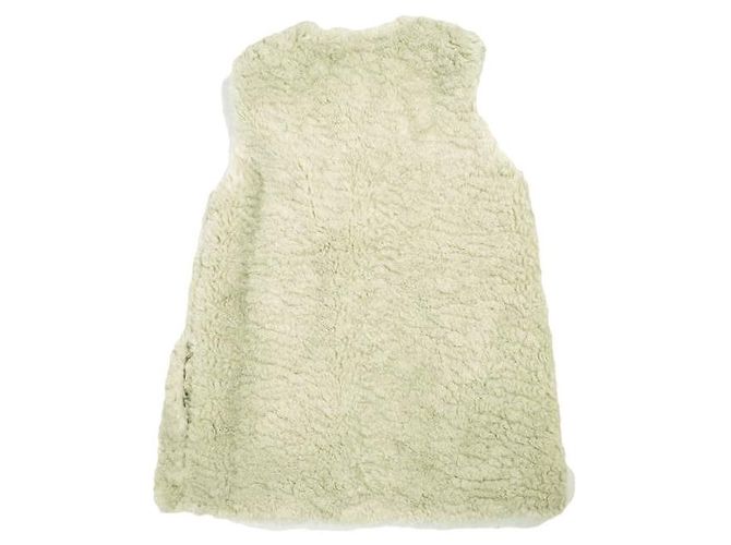 Autre Marque Chaleco de piel sintética FREAK'S STORE 22AW WEB Limited Beige - vista 2