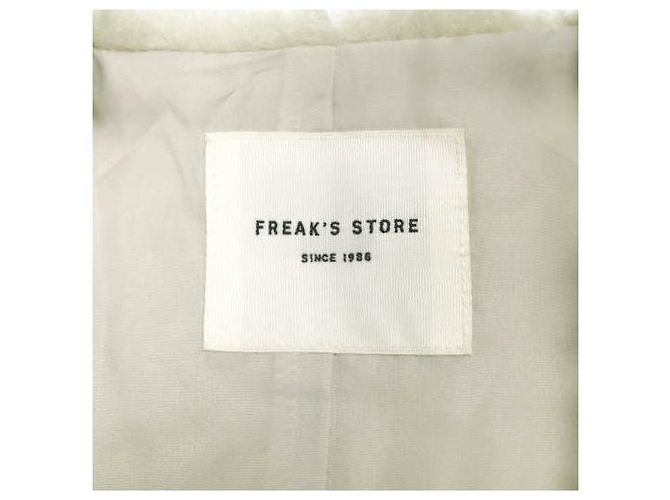 Autre Marque Chaleco de piel sintética FREAK'S STORE 22AW WEB Limited Beige - vista 8