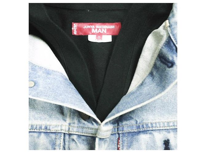 JUNYA WATANABE MAN COMME des GARÇONS Levi's Chaqueta de denim de algodón Azul - vista 5