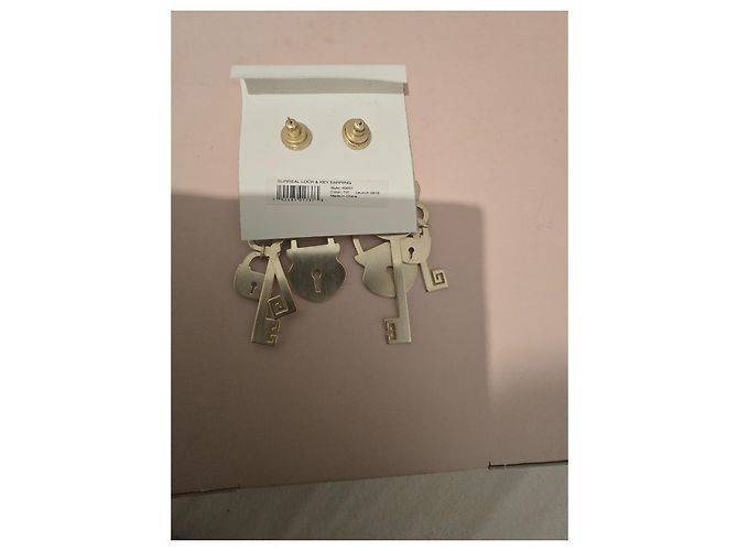Tory Burch "Surreal Lock & Key" Ohrringe Golden - Ansicht 5