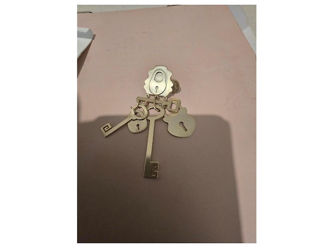 Tory Burch "Surreal Lock & Key" Ohrringe Golden - Ansicht 6