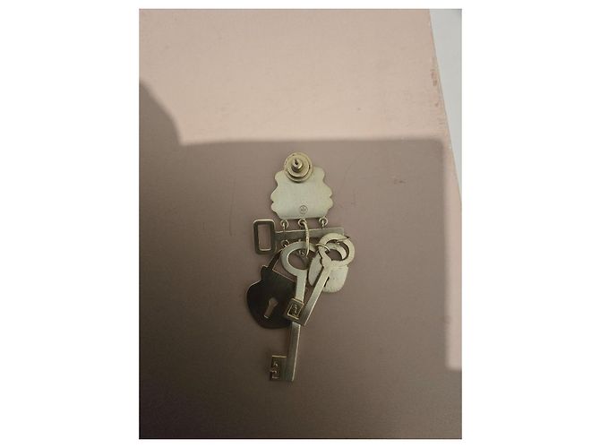 Tory Burch "Surreal Lock & Key" Ohrringe Golden - Ansicht 9