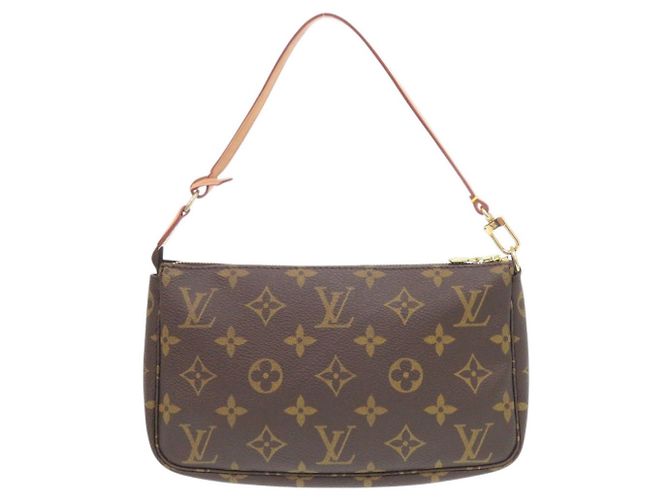 Louis Vuitton Pochette Accessoires Marrone Monogramma - vista 2