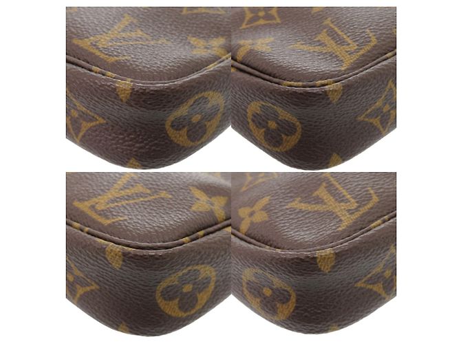 Louis Vuitton Pochette Accessoires Marrone Monogramma - vista 4